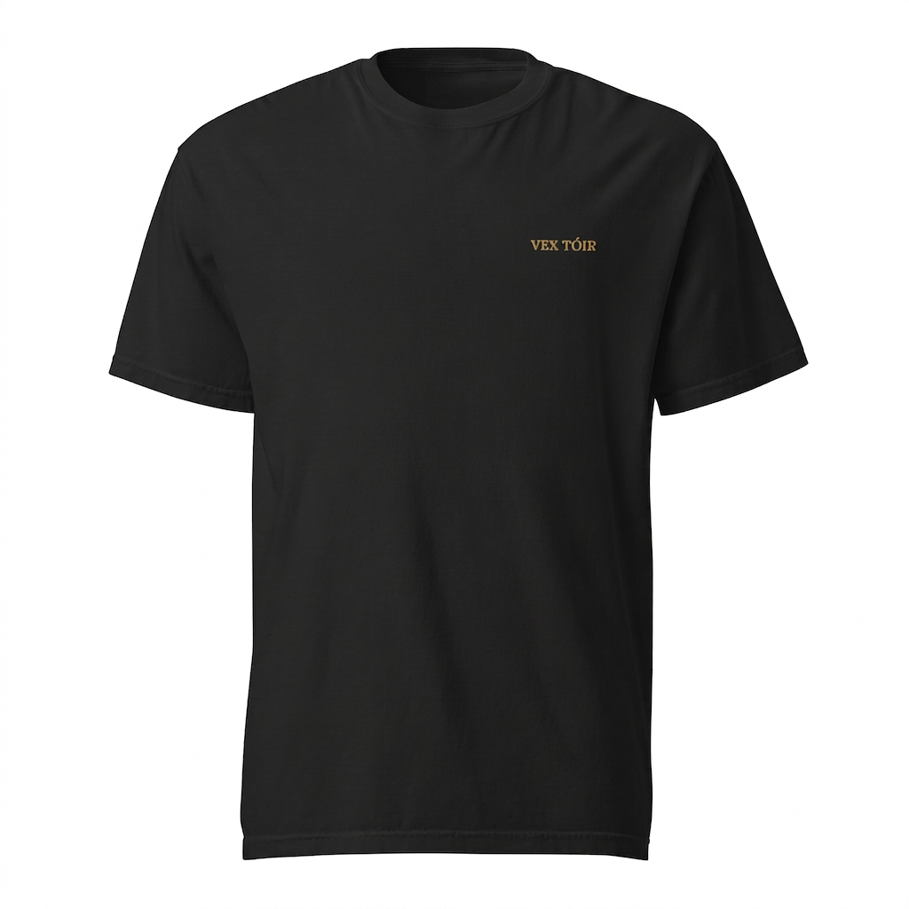 VEX TÓIR Black Heavyweight Tee